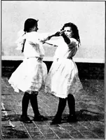 An illustration from Folk-dances and singing games; Dances of the people (1909)