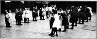 An illustration from Folk-dances and singing games; Dances of the people (1909)