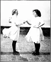 An illustration from Folk-dances and singing games; Dances of the people (1909)