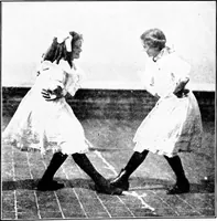 An illustration from Folk-dances and singing games; Dances of the people (1909)
