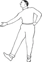 An illustration from Folk-dances and singing games; Dances of the people (1909)