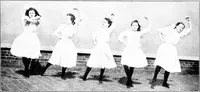 An illustration from Folk-dances and singing games; Dances of the people (1909)