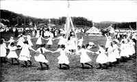 An illustration from Folk-dances and singing games; Dances of the people (1909)