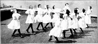 An illustration from Folk-dances and singing games; Dances of the people (1909)