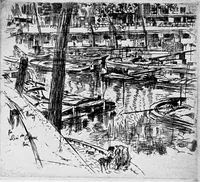 An illustration from Modern etchings, mezzotints and dry-points (1913)