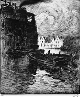 An illustration from Modern etchings, mezzotints and dry-points (1913)