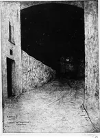 An illustration from Modern etchings, mezzotints and dry-points (1913)