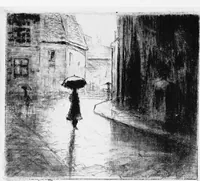 Picture 162 of 195 from Modern etchings, mezzotints and dry-points (1913), leaf 241