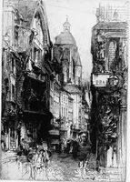 Picture 17 of 195 from Modern etchings, mezzotints and dry-points (1913), leaf 46