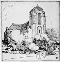 An illustration from Modern etchings, mezzotints and dry-points (1913)