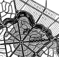 An illustration from City planning, with special reference to the planning of streets and lots (1916)