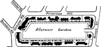 An illustration from City planning, with special reference to the planning of streets and lots (1916)