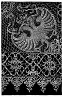 An illustration from A descriptive catalogue of the collection of lace in the South Kensington museum (1881)