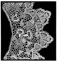 An illustration from A descriptive catalogue of the collection of lace in the South Kensington museum (1881)
