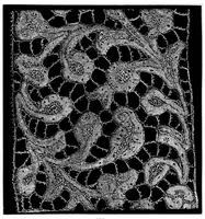 An illustration from A descriptive catalogue of the collection of lace in the South Kensington museum (1881)