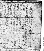 An illustration from Introduction to the study of Latin inscriptions (1896)