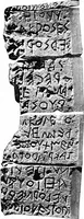 An illustration from Introduction to the study of Latin inscriptions (1896)