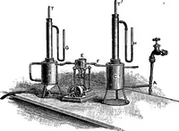 An illustration from Principles of physics (1901)