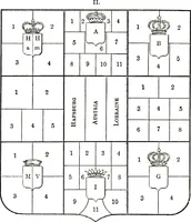 Picture 13 of 66 from A treatise on heraldry, British and foreign : with English and French glossaries (1892), leaf 136