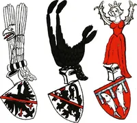 Picture 29 of 66 from A treatise on heraldry, British and foreign : with English and French glossaries (1892), leaf 187
