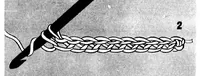 An illustration from Lace-making with crochet hook and knitting needles (1900)