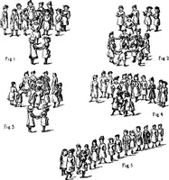 Picture 5 of 23 from The traditional games of England, Scotland, and Ireland, with tunes, singing-rhymes, and methods of playing according to the variants extant and recorded in different parts of the Kingdom; (1894), leaf 45