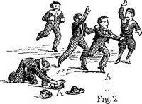 Picture 11 of 23 from The traditional games of England, Scotland, and Ireland, with tunes, singing-rhymes, and methods of playing according to the variants extant and recorded in different parts of the Kingdom; (1894), leaf 99