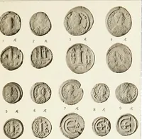 An illustration from Catalogue of the imperial Byzantine coins in the British Museum (1908)