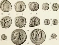 An illustration from Catalogue of the imperial Byzantine coins in the British Museum (1908)