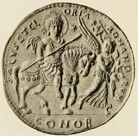 An illustration from Catalogue of the imperial Byzantine coins in the British Museum (1908)