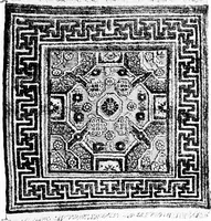 An illustration from The Tiffany studios collection of notable antique oriental rugs (1906)