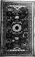 An illustration from The Tiffany studios collection of notable antique oriental rugs (1906)