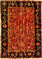 An illustration from The Tiffany studios collection of notable antique oriental rugs (1906)