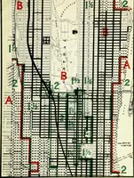 An illustration from New York city building zone resolution, restricting the height and use of buildings and prescribing the minimum sizes of their yards and courts; (1917)
