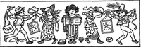 Picture 1 of 11 from Children's singing games : with the tunes to which they are sung : 1st-2nd series (1894), leaf 19