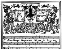 Picture 8 of 11 from Children's singing games : with the tunes to which they are sung : 1st-2nd series (1894), leaf 56