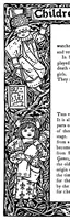An illustration from Children's singing games : with the tunes to which they are sung : 1st-2nd series (1894)
