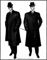 An illustration from Styles for men : a book issued to show authoritatively what is fashionable and correct for fall and winter 1907-'08 (1907)