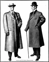 An illustration from Styles for men : a book issued to show authoritatively what is fashionable and correct for fall and winter 1907-'08 (1907)