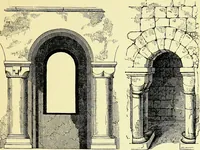 An illustration from A glossary of terms used in Grecian, Roman, Italian, and Gothic architecture (1845)