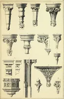 An illustration from A companion to the fourth edition of A glossary of terms used in Grecian, Roman, Italian, and Gothic architecture (1846)