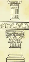 An illustration from A companion to the fourth edition of A glossary of terms used in Grecian, Roman, Italian, and Gothic architecture (1846)