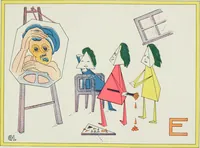 Picture 11 of 32 from The cubies' ABC (1913), leaf 21