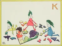 Picture 16 of 32 from The cubies' ABC (1913), leaf 33