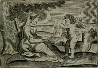 Picture 63 of 105 from Cupidoos mengelwerken, of, Minnespiegel der deugden : bestaande uit stightelyke zinnebeelden (1728), leaf 156