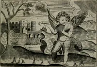 An illustration from Cupidoos mengelwerken, of, Minnespiegel der deugden : bestaande uit stightelyke zinnebeelden (1728)