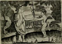 Picture 80 of 105 from Cupidoos mengelwerken, of, Minnespiegel der deugden : bestaande uit stightelyke zinnebeelden (1728), leaf 190