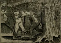 An illustration from Cupidoos mengelwerken, of, Minnespiegel der deugden : bestaande uit stightelyke zinnebeelden (1728)