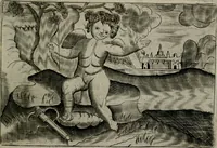 Picture 95 of 105 from Cupidoos mengelwerken, of, Minnespiegel der deugden : bestaande uit stightelyke zinnebeelden (1728), leaf 220
