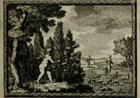 An illustration from Cupidoos mengelwerken, of, Minnespiegel der deugden : bestaande uit stightelyke zinnebeelden (1728)